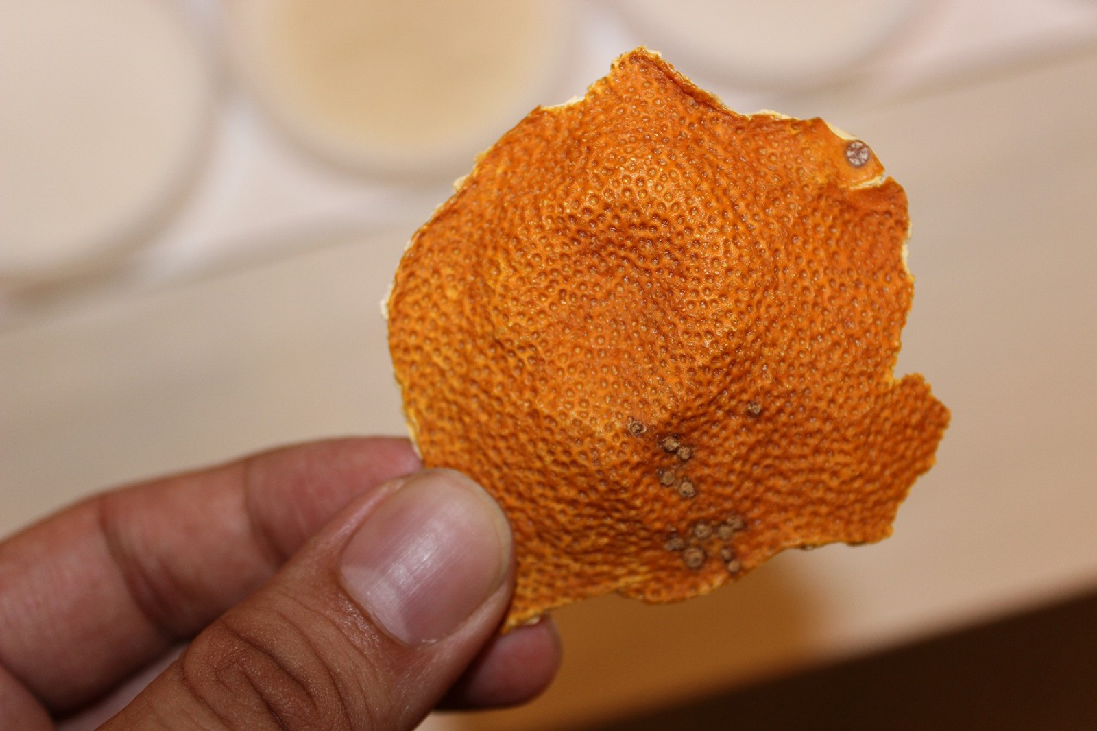 Dried Tangerine Peel, Mandarin Peel – 20 g Craft Material (Not Seeds) — 20 gr